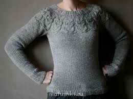 Вязание спицами-2 - owl sweater-1.jpg