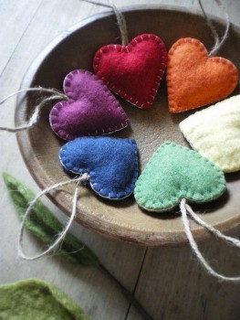 Фетр и все из него. Делимся идеями и их воплощением - сердц3 4.jpg