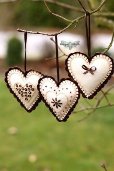 Фетр и все из него. Делимся идеями и их воплощением - сердце 5.jpg