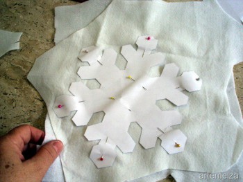 Фетр и все из него. Делимся идеями и их воплощением - снежинки 3.jpg