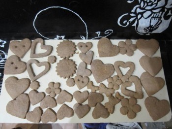 Вот такие они сами по себе, все ровненько (здесь ровно одна порция)