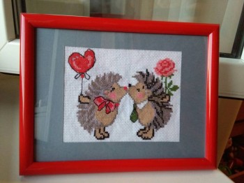 А это дочкина работа, я оформляла.