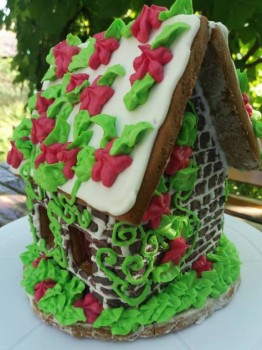 Пряники: роспись имбирных пряников и рецепты. - лесной домик 2.jpg