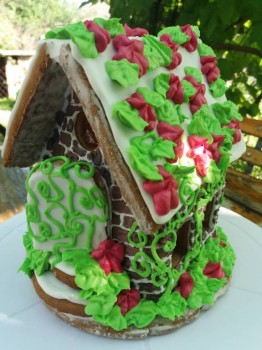 Пряники: роспись имбирных пряников и рецепты. - лесной домик4.jpg