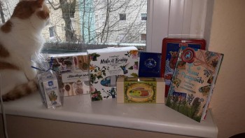 Кот решил не мешать съемке, скромно отвернулся.