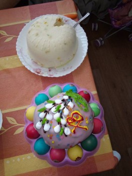 Дома творожную пасху делала