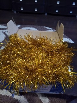 при открытии посылки