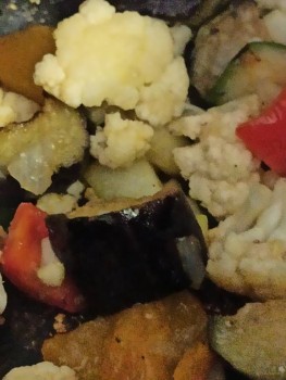 Овощи из пакета(заморозка) в мультиварке "жарка"