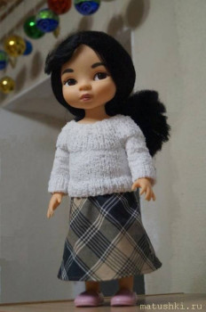 Свитер на круглой кокетке с ростком и подрезами )))