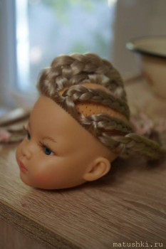 3 дня работы - прошиты только пробор и контур