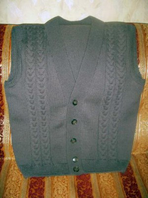 Вязание спицами - Жилет.jpg