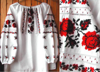 Вышиванка. Схемы. Выкройка. - 1138573456392.jpg
