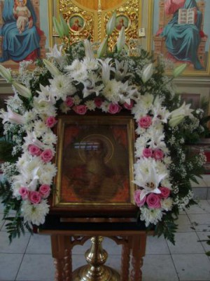 научите украшать иконы цветами - DSC00455.jpg