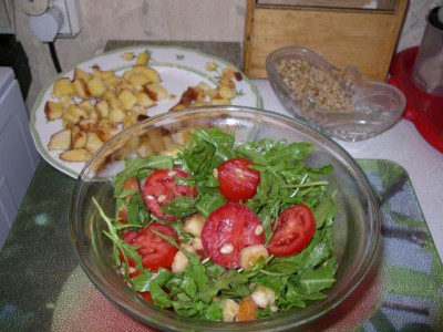 а вот и салатик