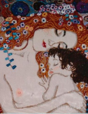 Женщина с ребенком по Климту