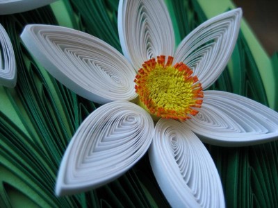 Квиллинг, торцевание и другие виды бумагопластики - нарцисс фрагмент.jpg