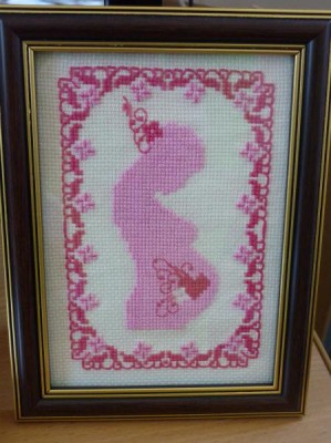 Это и есть моя бывшая хочушка. За пару дней вышила, совсем не торопясь, по 1 часу в день.