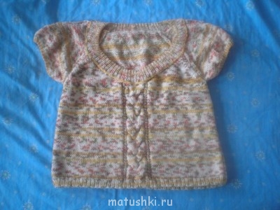 Вязание спицами - Жилет мой.jpg