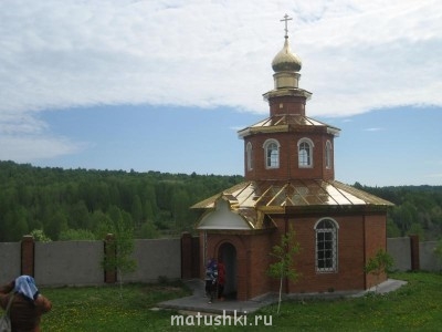 Часовня Иверской иконы Божией Матери на месте ее чудного явления.