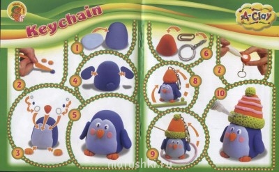 Поделки и украшения из теста. - брелок_1.jpg