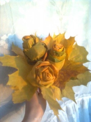 Розы из листьев - Изображение 148.jpg