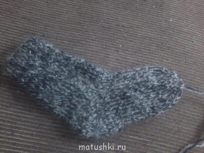 Вязание спицами - носок3.jpg