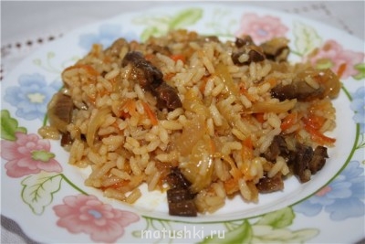 Оставшийся фарш съел муж, как гарнир