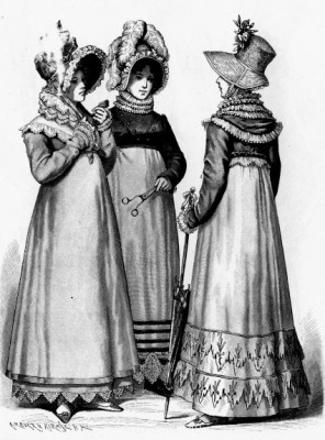 Одежда а-ля 19-й век.Ваше мнение? - Француженки, 1814 год.jpg