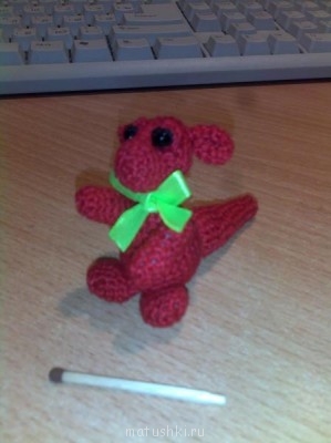 Амигуруми или вязанные игрушки - Грустный дракончик.jpg