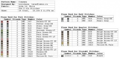 Полезные ссылки для вышивальщиц. Схемки - Совушка ключ.jpg