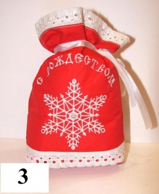 Вышивка икон, церковных облачений и пр. - Мешочек Рождественский (5).JPG