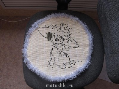 И изнанка, на ней даже лучше виден рисунок.