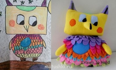 Игрушки, сшитые по детским рисункам. - letnisad12.jpg