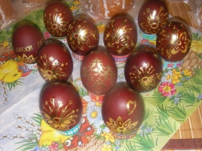 Пасхальные яйца Красим, украшаем, расписываем  - SANY0105.JPG