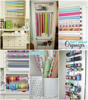 Уголок для рукодельницы - BlogGiftWrapOrganizerCollage.jpg
