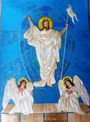 Рукодельные флудилки - воскресение христа.JPG