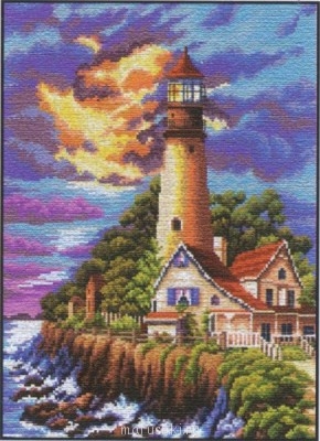 Вышивка крестиком 3  - Ц-315 Пейзаж с маяком.jpg