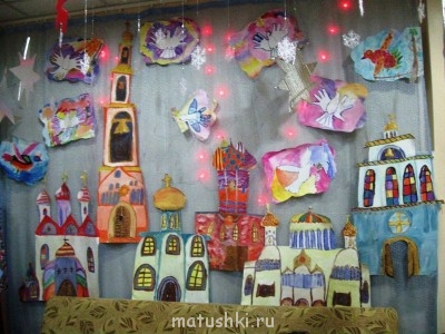 Выставка детских работ в воскресной школе