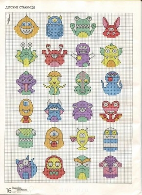 Полезные ссылки для вышивальщиц. Схемки - сканирование0001.jpg