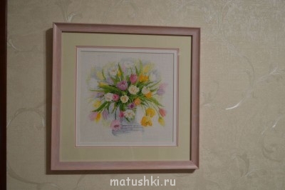 "Акварельные тюльпаны"