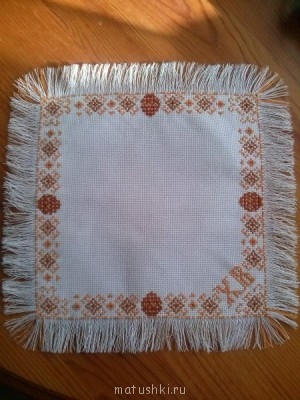 Пасхальная салфетка