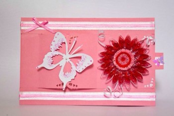 Эта открытка для племянницы, наверное, на 8 лет.