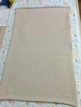 Отпаренное полотно.