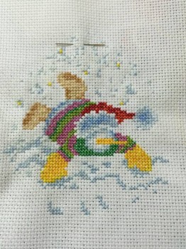 Фартучек со снеговиком