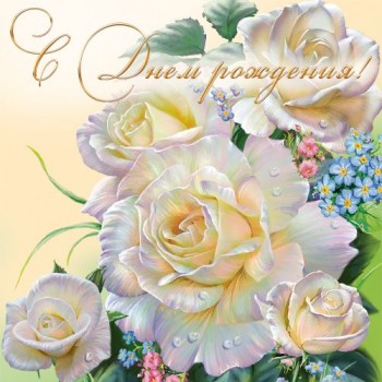 Поздравляем любимый форум  - Белые розы С днем рождения.jpg