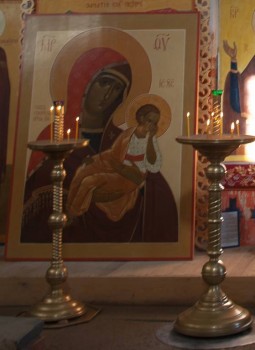 Список Старорусской иконы в храме Рождества Иоанна Предтечи в Старой Ладоге.