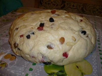 Рождественский штоллен. Печем вместе:  - P1130720.JPG